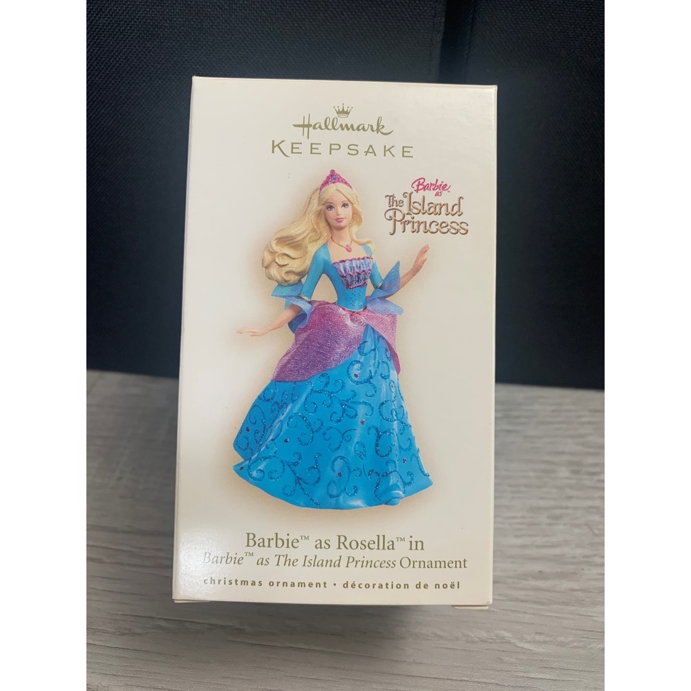 Hallmark Keepsake 2007 Barbie as Rosella The Island Princess Christmas Ornament